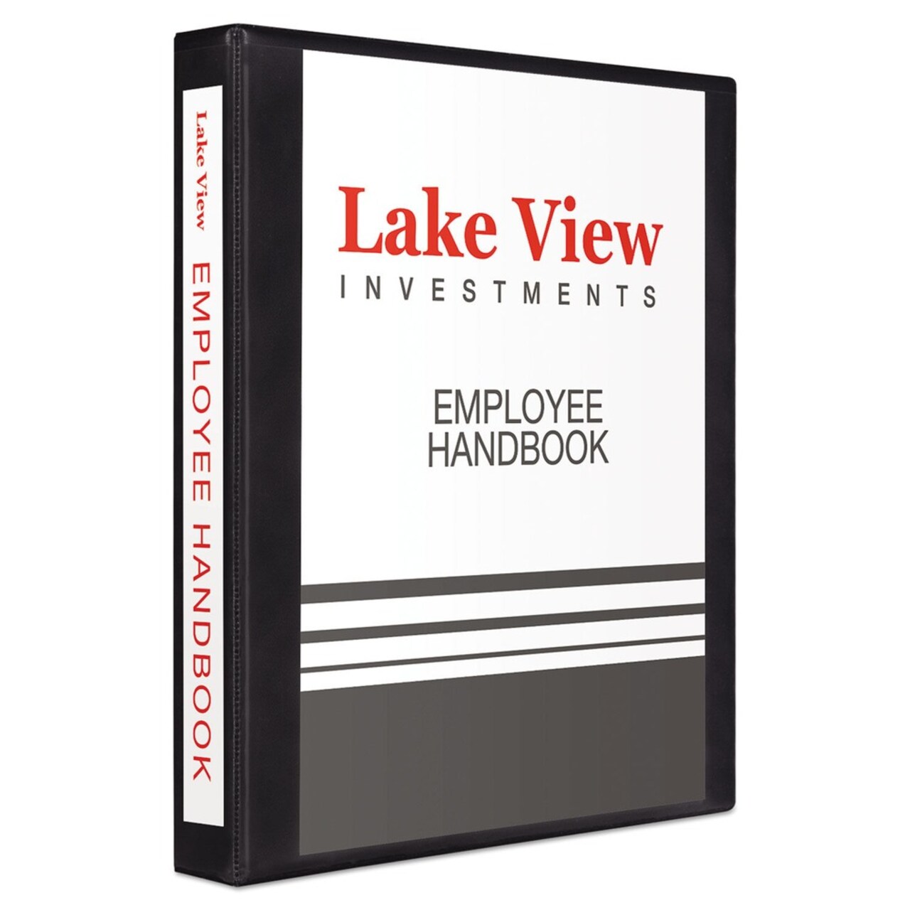 Avery 3 One Touch EZD Rings 1 in. Capacity 11 in. x 8.5 in. Heavy-Duty View Binder with DuraHinge - Black